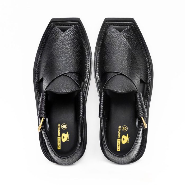 Kaptaan Chappal Black Doted – 09272