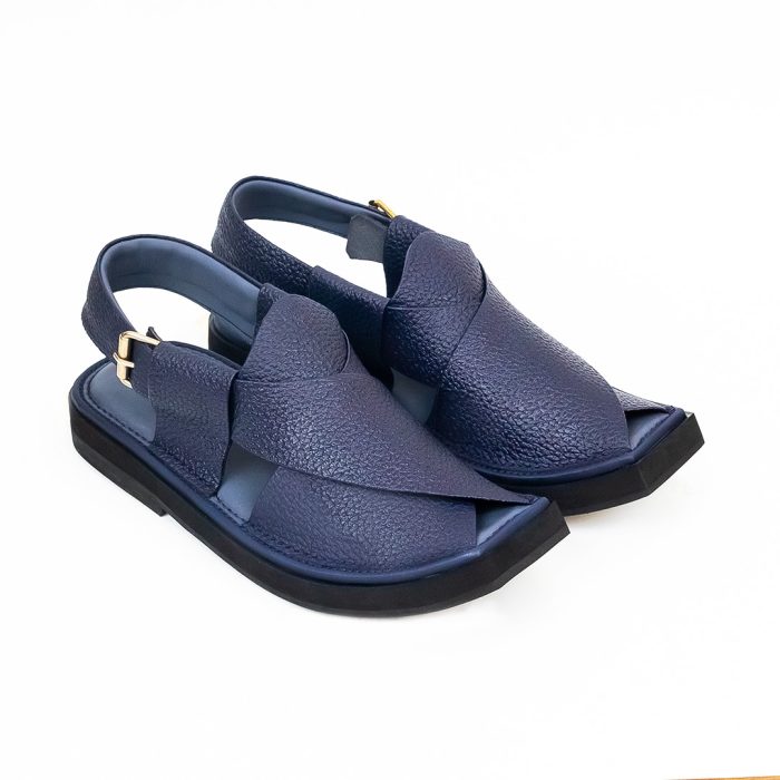Kaptaan Chappal Blue Doted - 09271