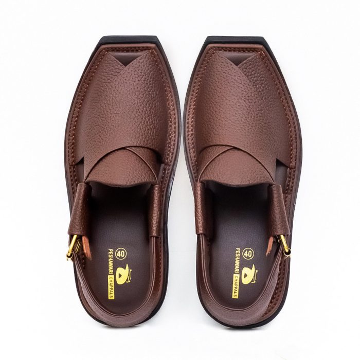 Kaptaan Chappal with Brown Doted – 09265