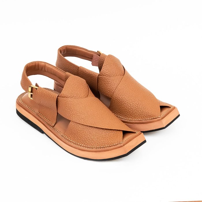 Kaptaan Chappal with Mustard Doted – 09264